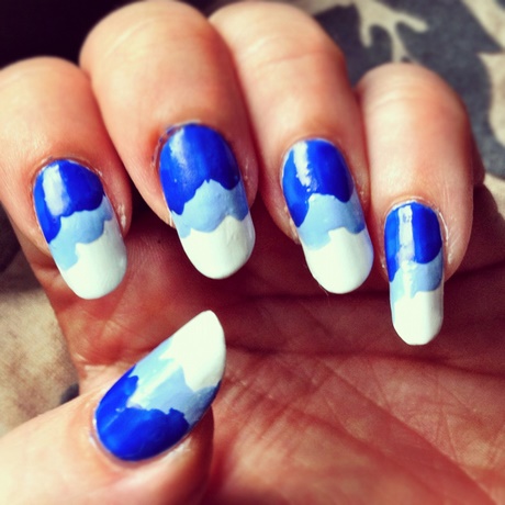 nail-art-color-blue-89_11 Nail art Culoare Albastru