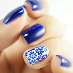 nail-art-color-blue-89_19 Nail art Culoare Albastru