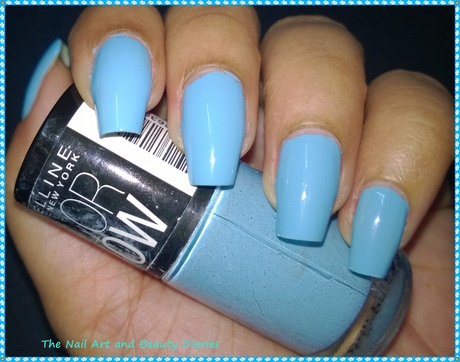 nail-art-color-blue-89_9 Nail art Culoare Albastru