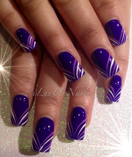 nail-art-design-purple-73_14 Nail art Design violet