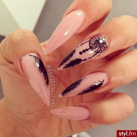 nail-art-designs-for-stiletto-nails-69_18 Modele de unghii pentru unghii stiletto