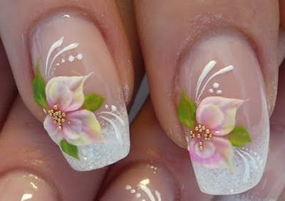 nail-art-flower-images-14 Imagini de flori de unghii