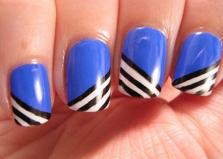 nail-art-in-blue-colour-46_14 Nail art în culoarea albastră