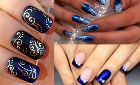 nail-art-in-blue-colour-46_16 Nail art în culoarea albastră