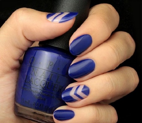 nail-art-in-blue-57_8 Nail art în albastru