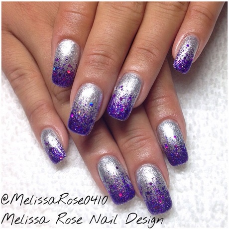 nail-art-purple-and-silver-30_8 Nail art violet și argintiu