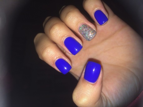 nail-art-royal-blue-46_17 Nail art albastru regal