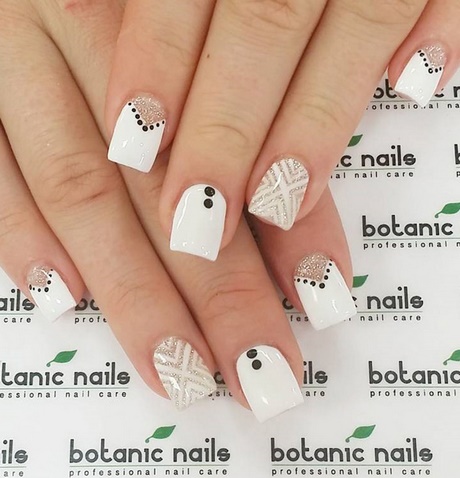 nail-art-white-base-84_2 Nail art bază albă