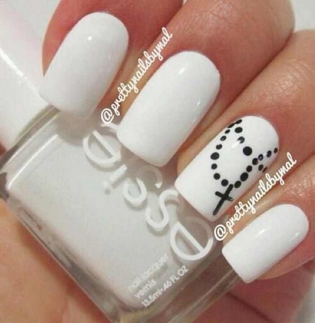 nail-art-white-base-84_4 Nail art bază albă