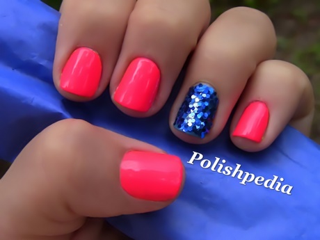 nail-designs-blue-and-pink-87_13 Modele de unghii albastru și roz