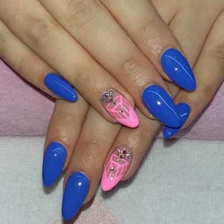nail-designs-blue-and-pink-87_8 Modele de unghii albastru și roz