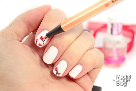 nail-designs-cherry-blossom-18_11 Unghii modele cherry blossom