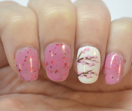 nail-designs-cherry-blossom-18_15 Unghii modele cherry blossom