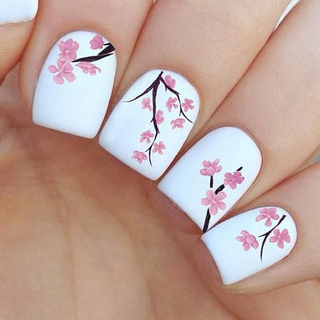 nail-designs-cherry-blossom-18_3 Unghii modele cherry blossom