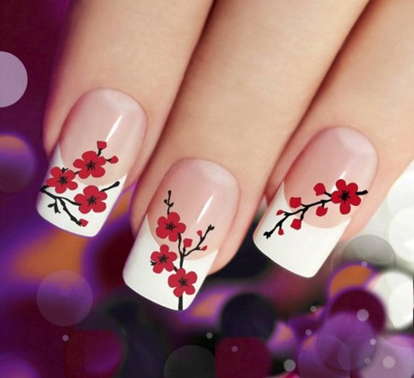 nail-designs-cherry-blossom-18_4 Unghii modele cherry blossom
