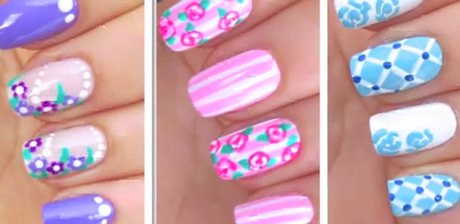 nail-designs-flowers-do-it-yourself-90 Modele de unghii flori fă-o singur