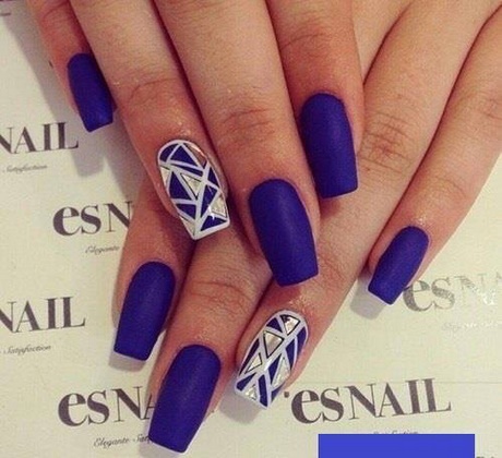 nail-designs-for-blue-nails-11_8 Modele de unghii pentru unghii albastre
