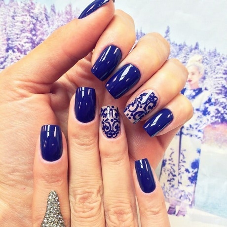 nail-designs-for-blue-nails-11_9 Modele de unghii pentru unghii albastre