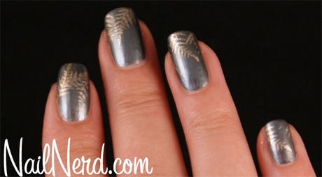nail-designs-gold-and-silver-25_9 Unghii modele de aur și argint