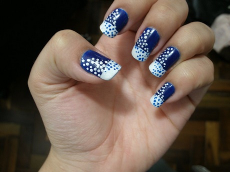 nails-blue-and-white-93_13 Cuie albastru și alb