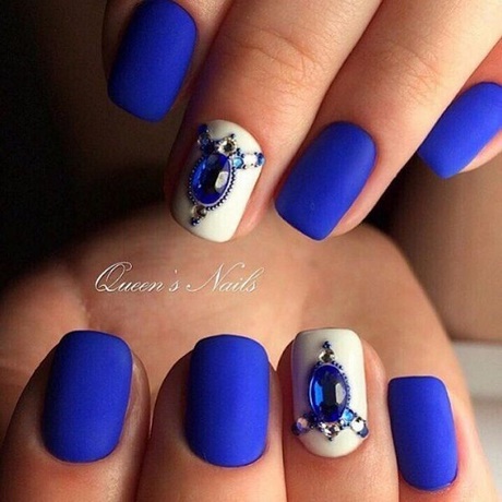 nails-blue-and-white-93_17 Cuie albastru și alb