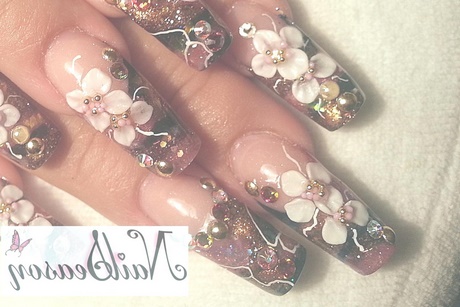 nails-with-3d-flowers-64_7 Cuie cu flori 3d