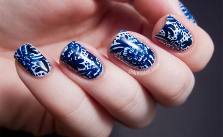 navy-blue-nail-polish-designs-93_15 Modele de lacuri de unghii albastru bleumarin