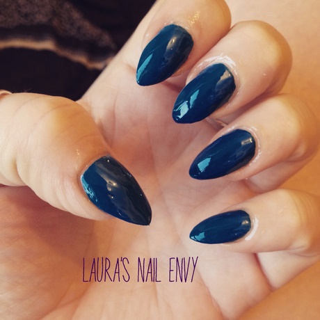 navy-blue-stiletto-nails-41_13 Bleumarin stiletto Cuie