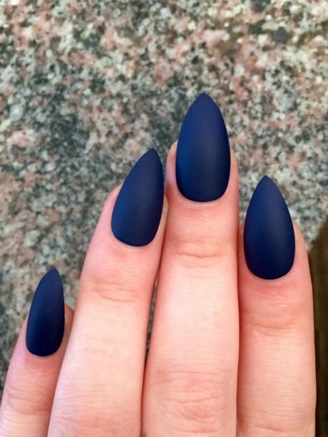 navy-blue-stiletto-nails-41_2 Bleumarin stiletto Cuie