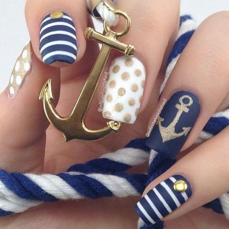 navy-nail-art-64 Navy nail art