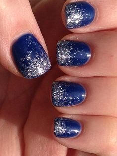 navy-silver-nails-18_13 Cuie de argint bleumarin