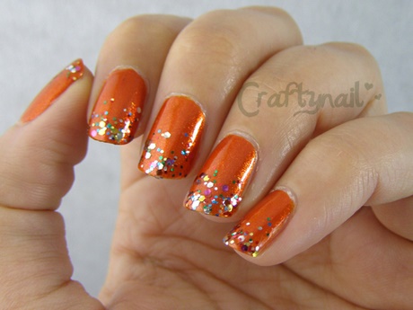 orange-and-gold-nail-designs-59_17 Modele de unghii portocalii și aurii