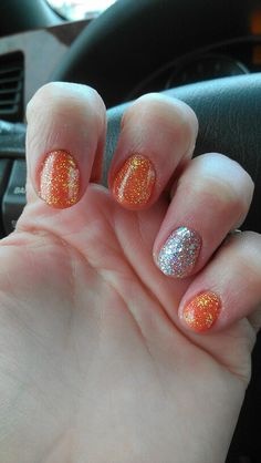 orange-and-silver-nail-designs-65_4 Modele de unghii portocalii și argint