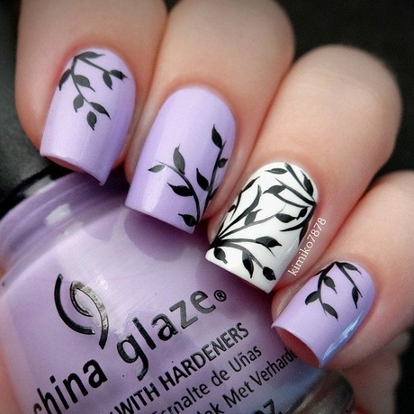 pastel-purple-nail-art-55_14 Pastel violet nail art