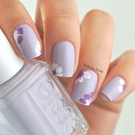pastel-purple-nail-art-55_17 Pastel violet nail art