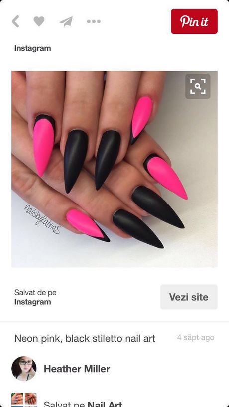 pink-and-black-stiletto-nails-24_11 Roz și negru stiletto Cuie