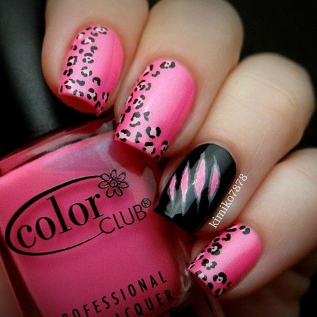 pink-and-white-nail-polish-designs-17_10 Modele de lacuri de unghii roz și alb
