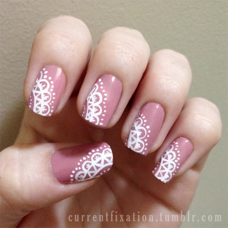 pink-and-white-nail-polish-designs-17_18 Modele de lacuri de unghii roz și alb