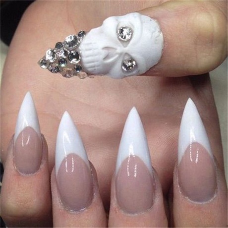 pink-and-white-stiletto-nails-92_19 Roz și alb stiletto Cuie