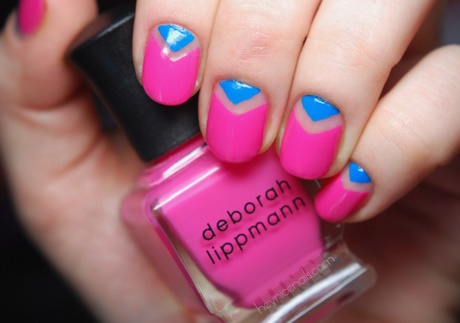 pink-blue-nail-art-37_14 Roz Albastru nail art