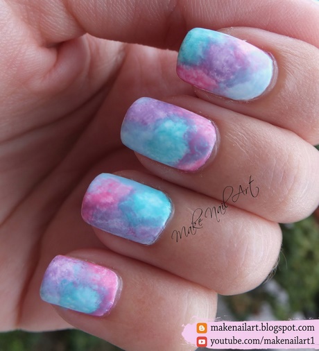 pink-blue-nail-art-37_19 Roz Albastru nail art