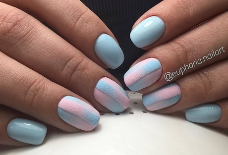 pink-blue-nail-art-37_4 Roz Albastru nail art