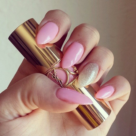 pink-gold-nail-designs-88_12 Modele de unghii de aur roz