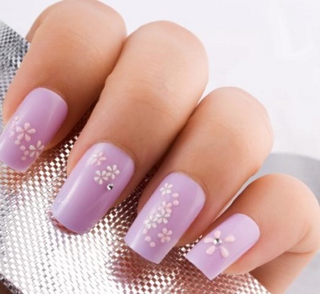 pink-nails-with-flowers-48 Unghii roz cu flori