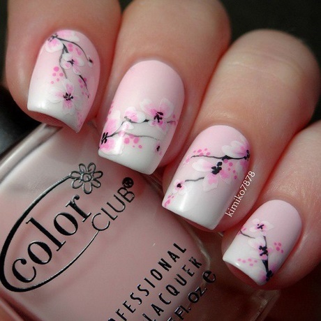 pink-nails-with-flowers-48_6 Unghii roz cu flori