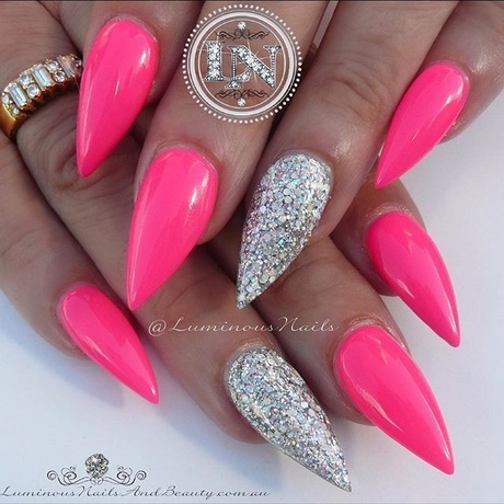pink-pointy-nails-31_6 Roz unghii ascuțite