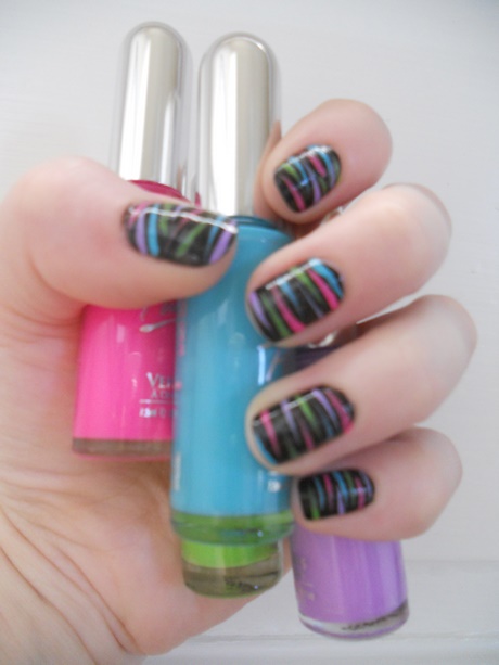 pink-purple-nail-art-02_8 Roz Violet nail art