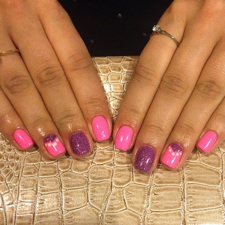 pink-purple-nails-51_17 Unghii roz violet