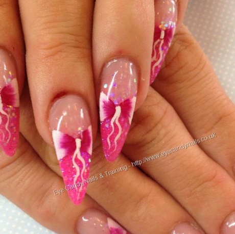 pink-stiletto-nail-designs-29_14 Modele de unghii stiletto roz