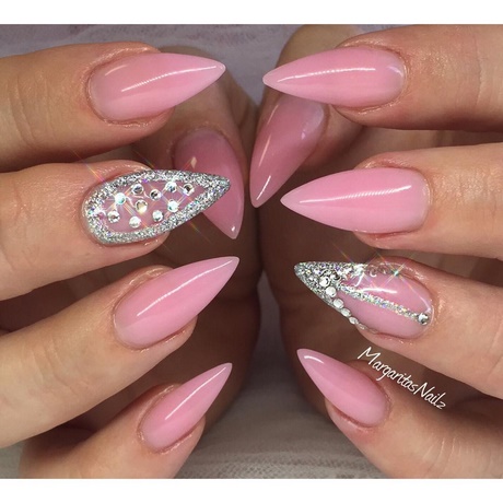 pink-stiletto-nail-designs-29_18 Modele de unghii stiletto roz